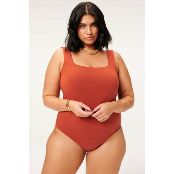 Good American Modern Tank Bodysuit Brick | 3XL - Picture 1 of 10